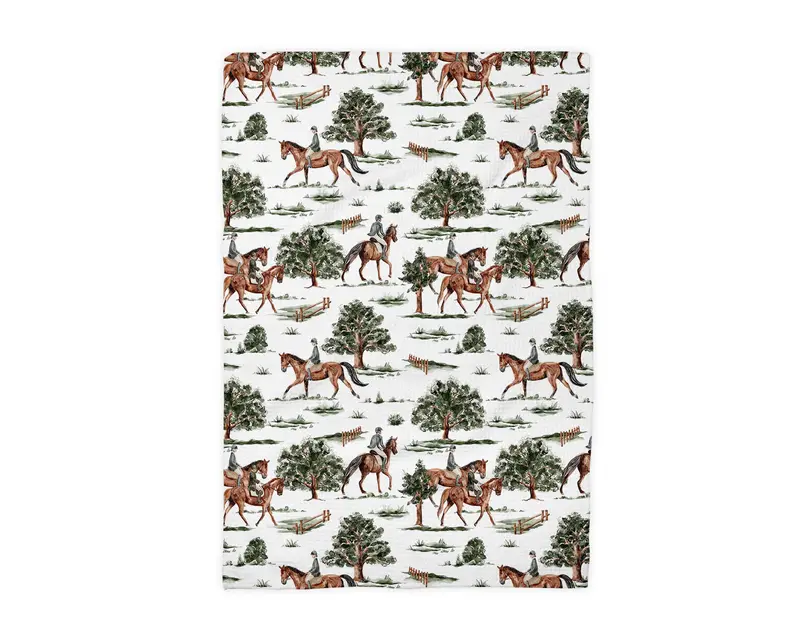 Riding Scene Tack / Kitchen Towel 2