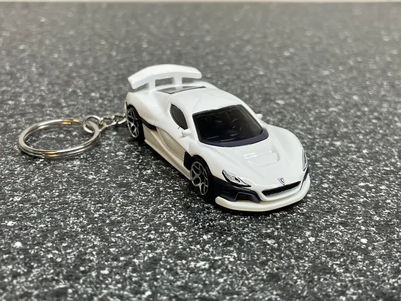 Rimac Nevera Ev Hypercar Keychain Diecast Car Hot Wheels Matchbox 1