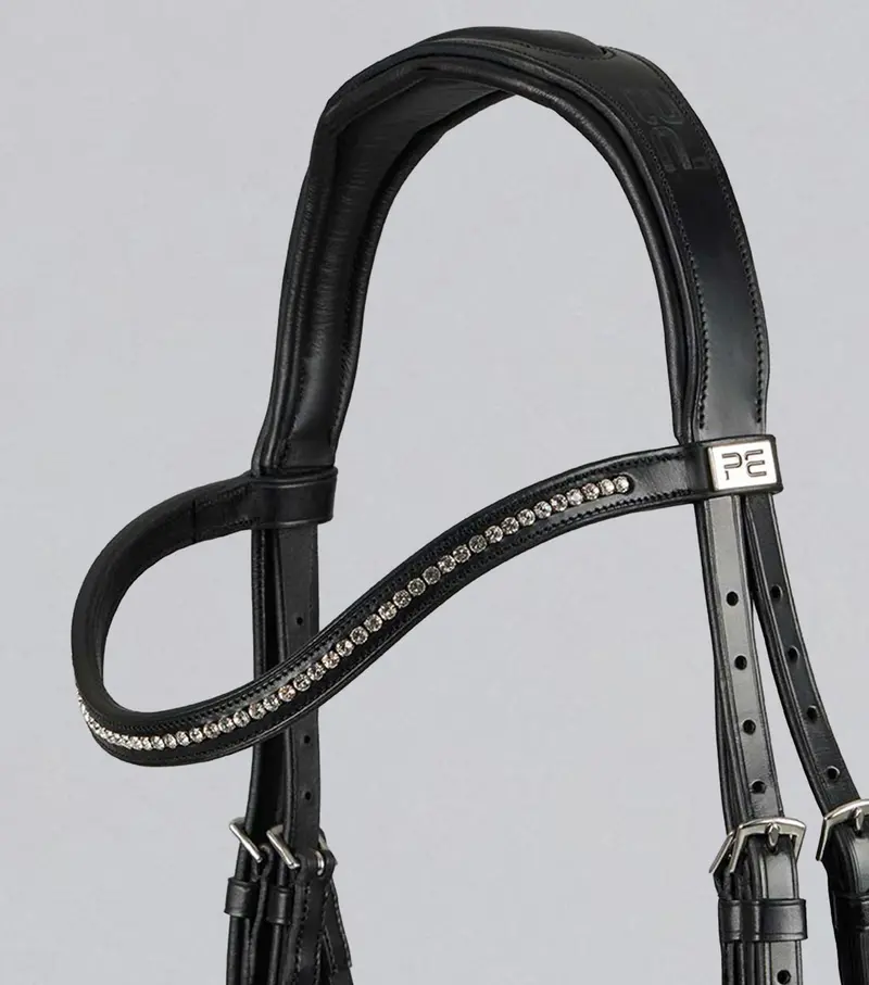Rivere Snaffle Bridle Black 3