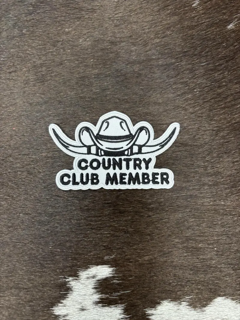 Rodeo Hippie Country Club Member Patch 1