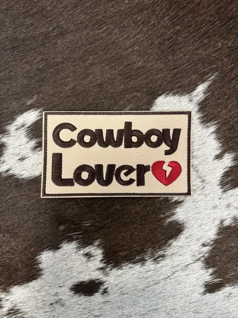 Rodeo Hippie Cowboy Lover Patch 1