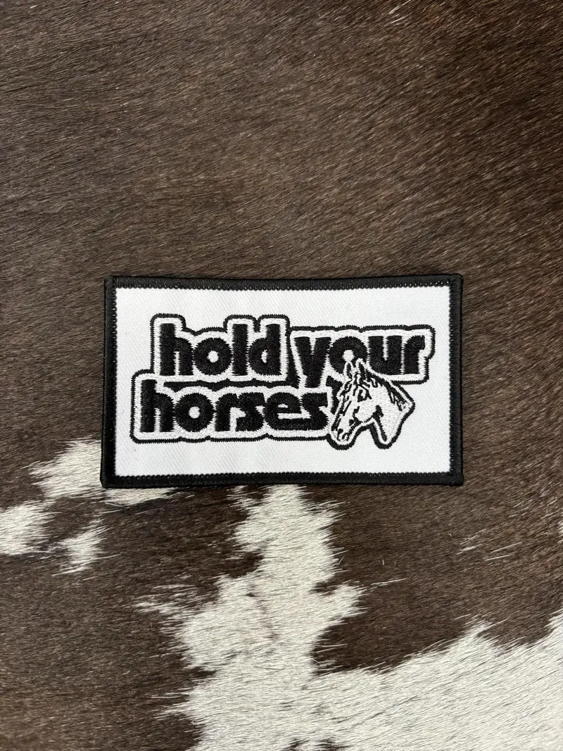 Rodeo Hippie Hold Your Horses Patch 1