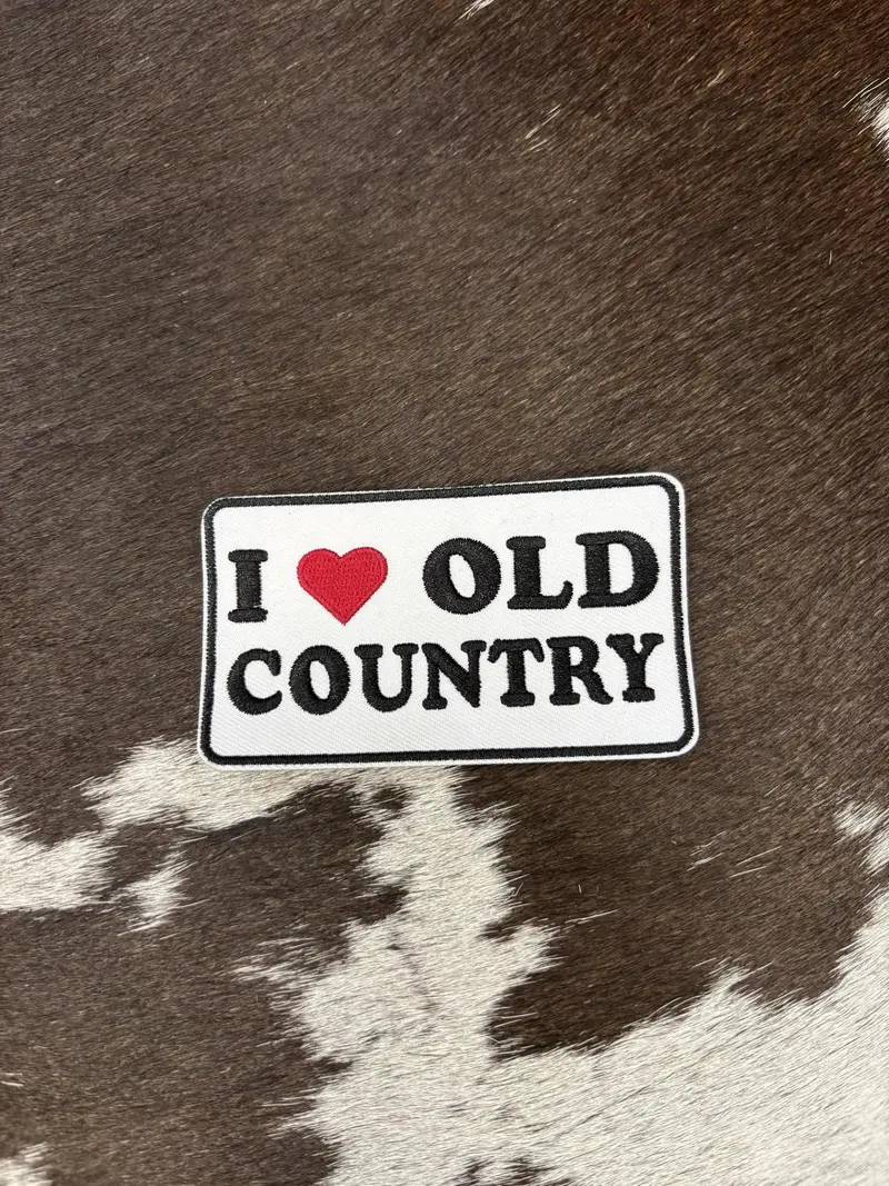 Rodeo Hippie I <3 Old Country Patch 1