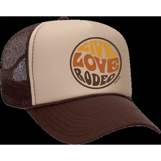 Rodeo Hippie Live Love Rodeo Trucker Hat 1