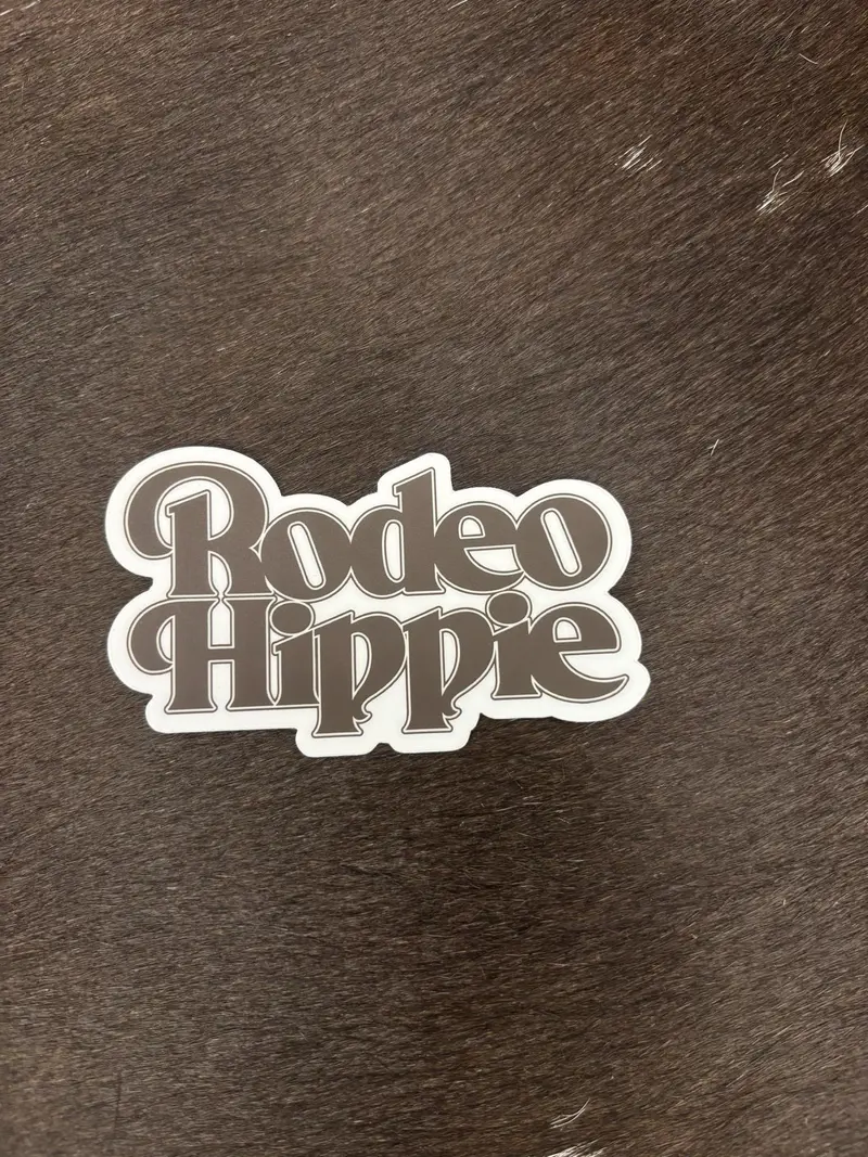 Rodeo Hippie Logo Sticker 1