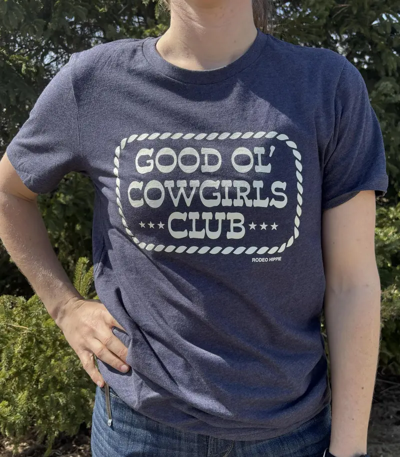 Rodeo Hippie Navy Good Ol' Cowgirls Club Tee 1