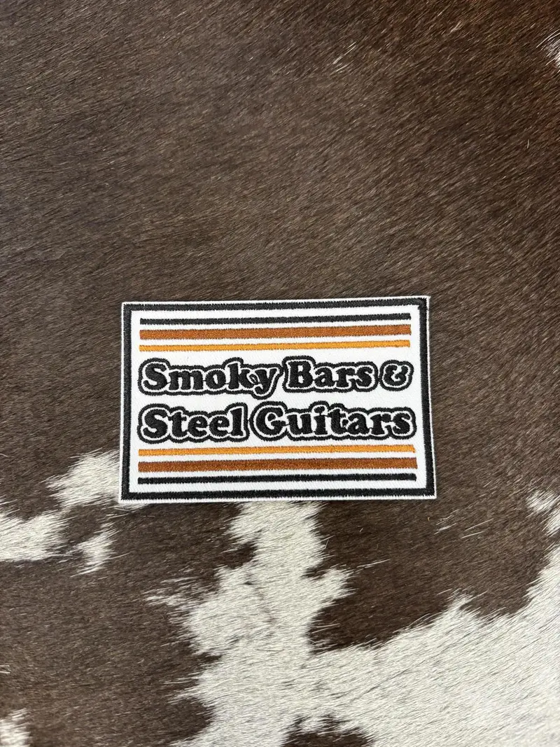 Rodeo Hippie Smoky Bars And Steel Guitars Patch 1