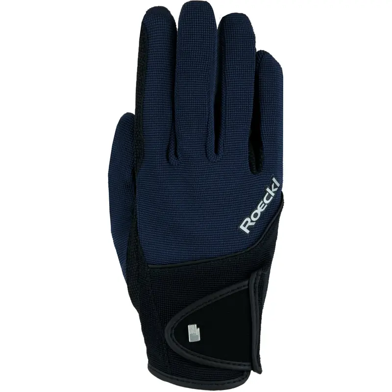 Roeckl Milano Riding Glove-Navy 1