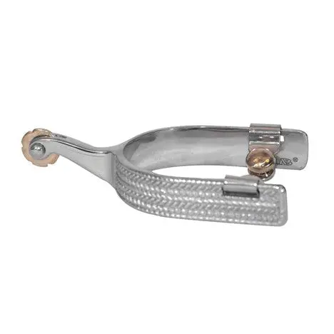 Rope Design Engraved Large Cup Spurs 1