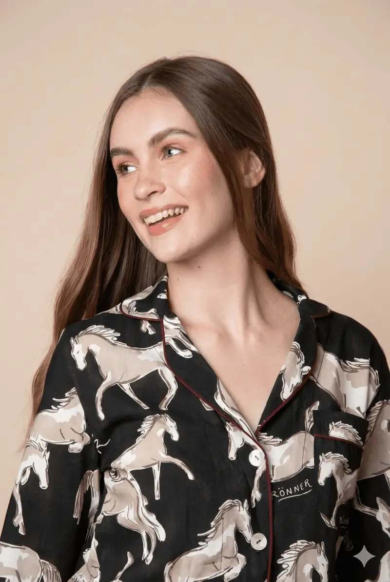 Rosabella Pj's Set | Long Sleeve | Volt Print 10
