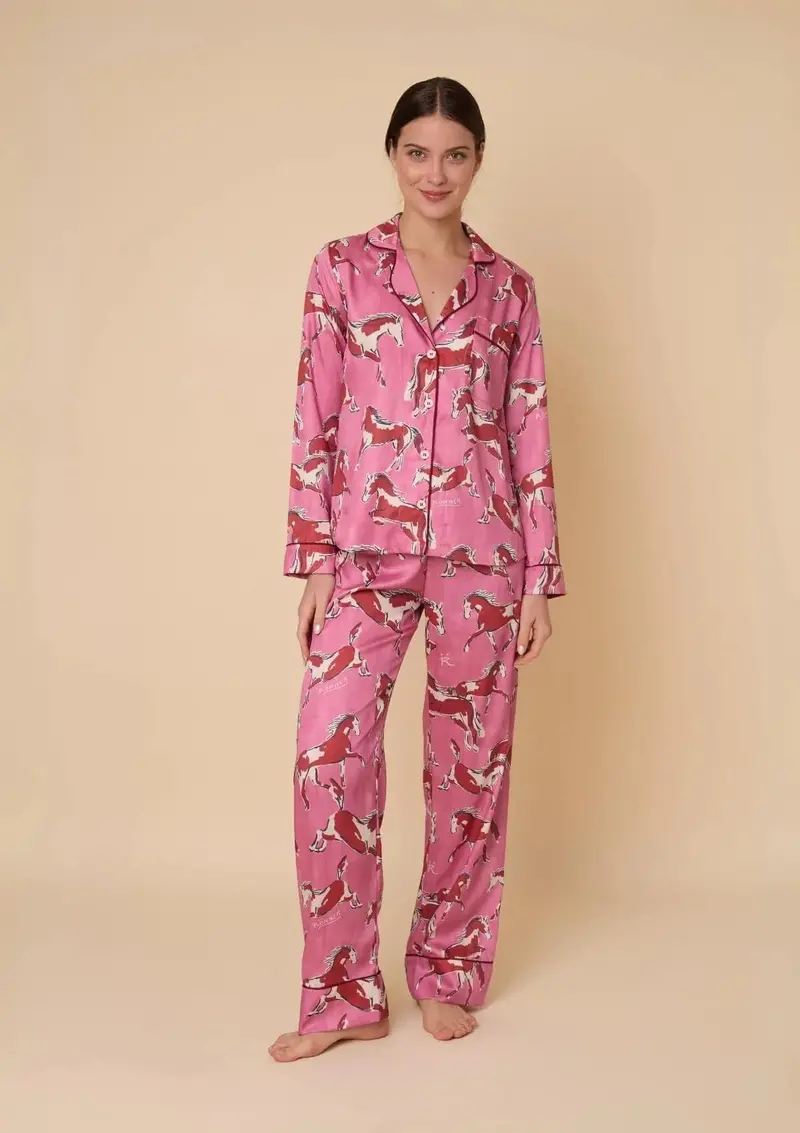 Rosabella Pj's Set | Long Sleeve | Volt Print 7