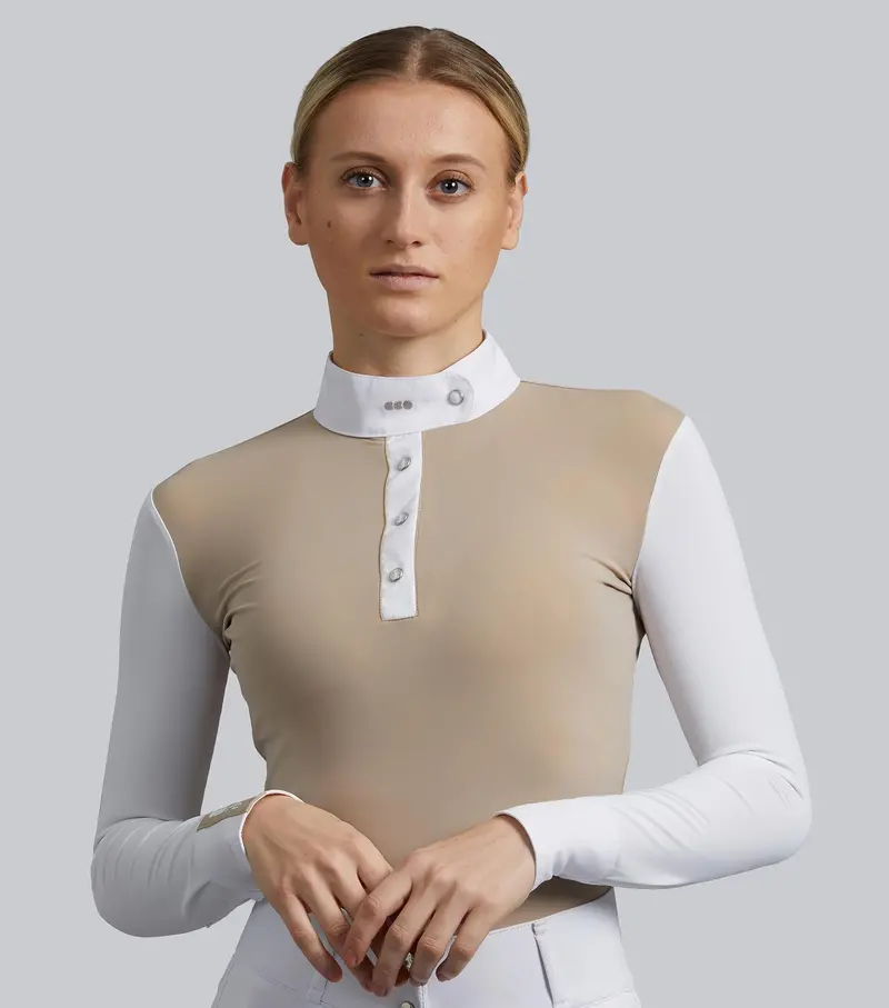 Rossini Lycra Show Shirt Beige 1