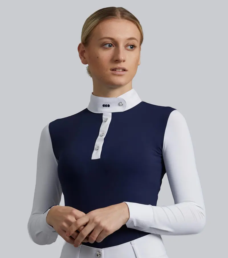 Rossini Lycra Show Shirt Navy 1