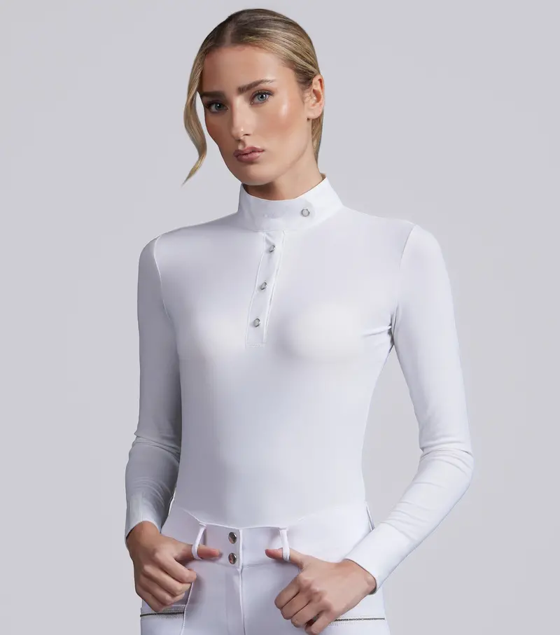 Rossini Lycra Show Shirt White 1