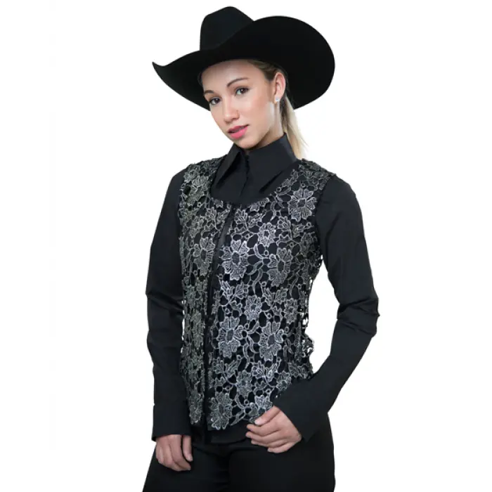 Royal Highness Equestrian Two Tone Metallic Vest 1