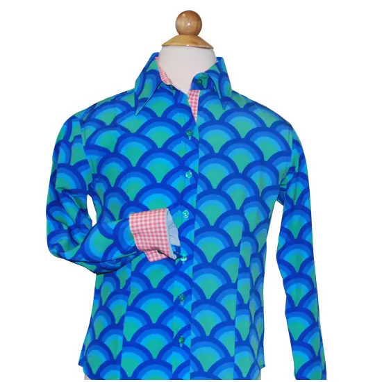 Royal Highness Microfiber Youth Scallops Show Shirt 1