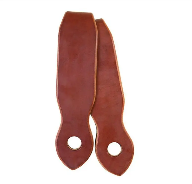Russett Single Ply Slobber Straps 1