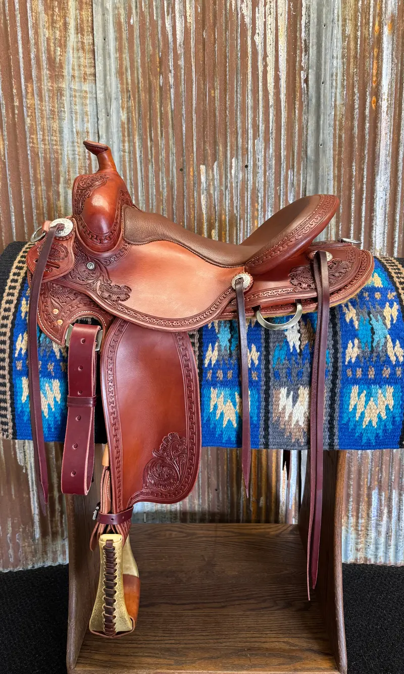 Rw Bowman Custom Spine Relief Western Pleasure Saddle 1