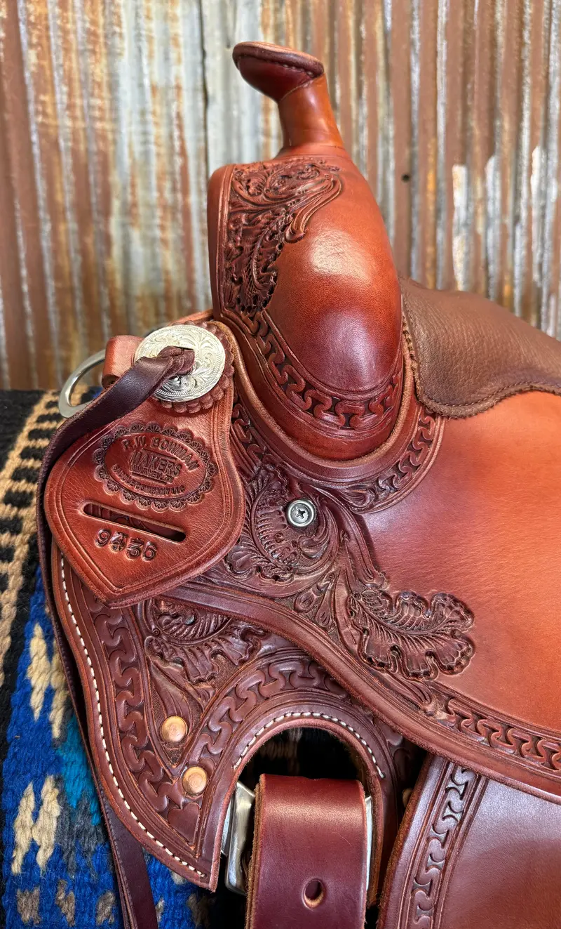 Rw Bowman Custom Spine Relief Western Pleasure Saddle 2