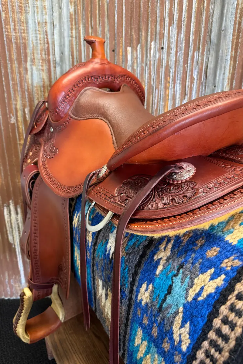 Rw Bowman Custom Spine Relief Western Pleasure Saddle 4
