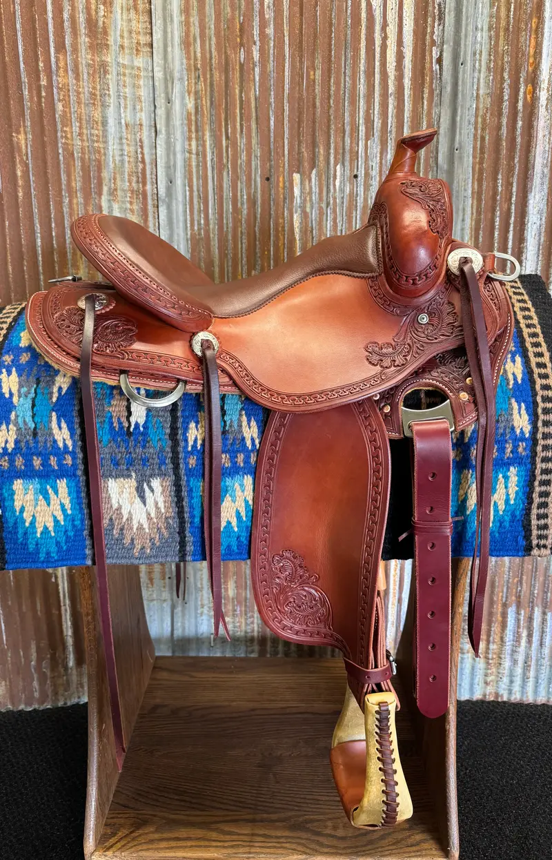 Rw Bowman Custom Spine Relief Western Pleasure Saddle 6