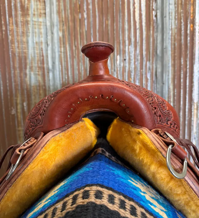 Rw Bowman Custom Spine Relief Western Pleasure Saddle 7