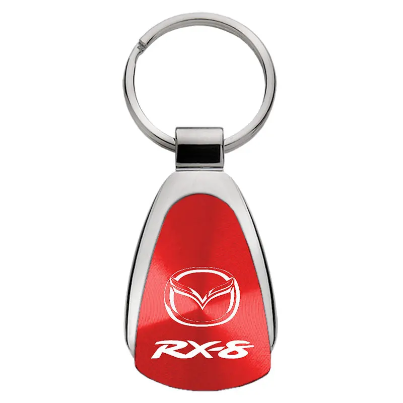 Rx8 Tear Drop Key Ring (Red) 1