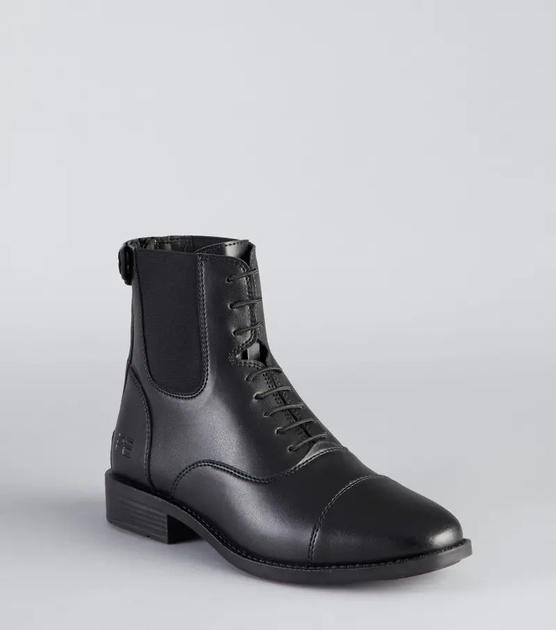 Sale - Acento Synthetic Paddock Boots Black 1