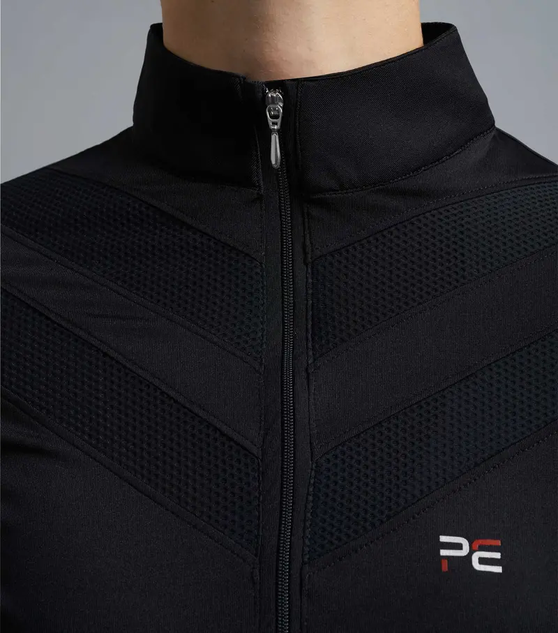 Sale - Arclos Ladies Technical Long Sleeve Riding Top Black 4