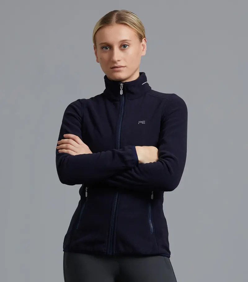 Sale - Ascendo Microfleece Riding Top Navy 1