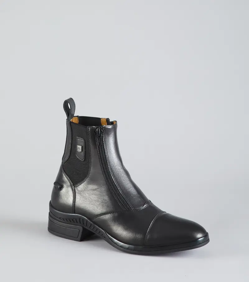 Sale Aspley Ladies Leather Paddock Boot Black 1