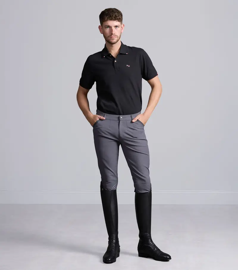 Sale - Barusso Men's Gel Knee Breeches Anthracite 1