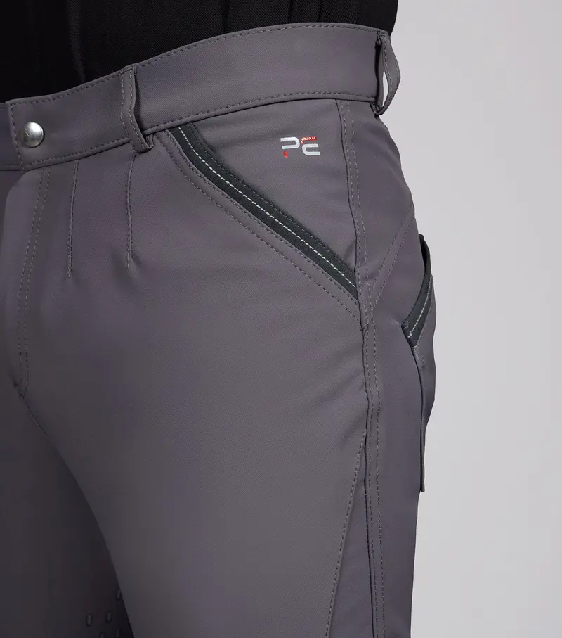 Sale - Barusso Men's Gel Knee Breeches Anthracite 3