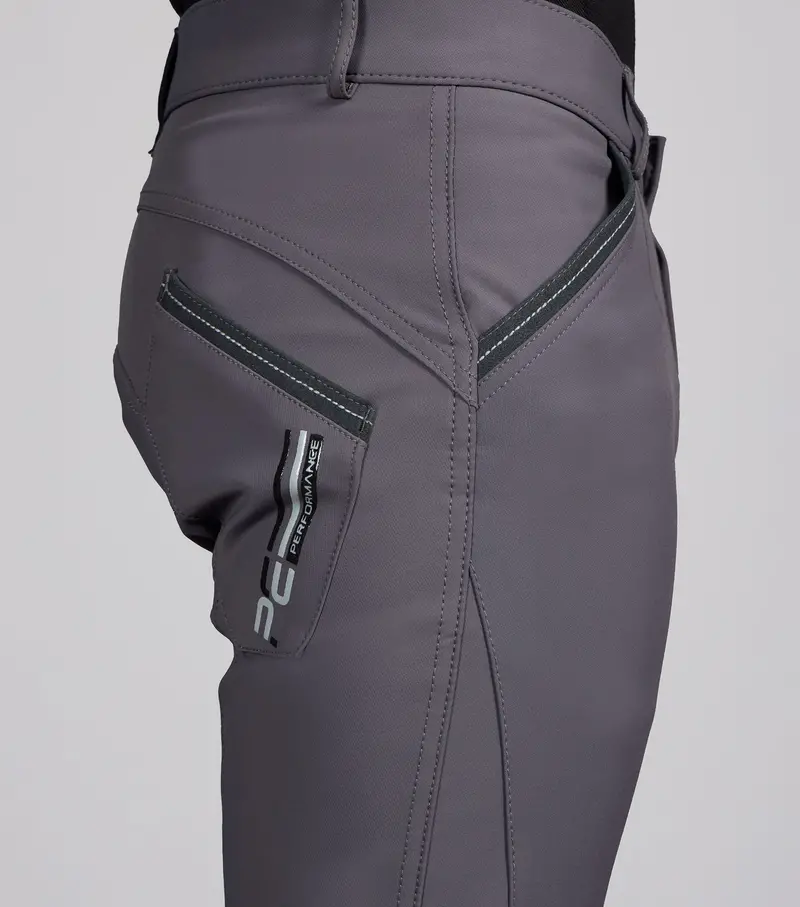 Sale - Barusso Men's Gel Knee Breeches Anthracite 4