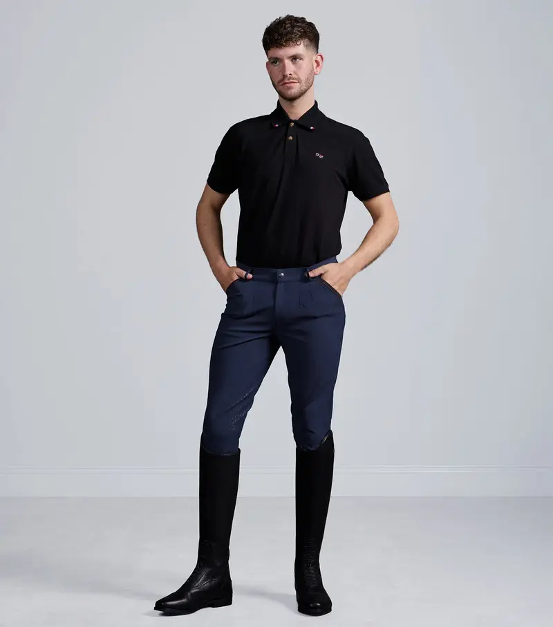 Sale - Barusso Men's Gel Knee Breeches Navy 1