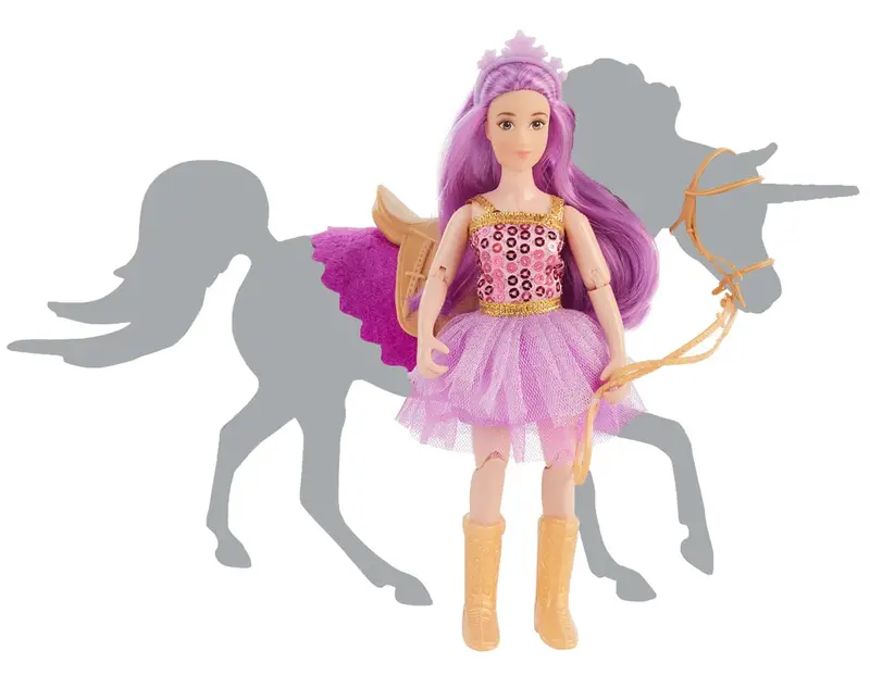 Sale Breyer Lyra - Unicorn Rider With Tack 1