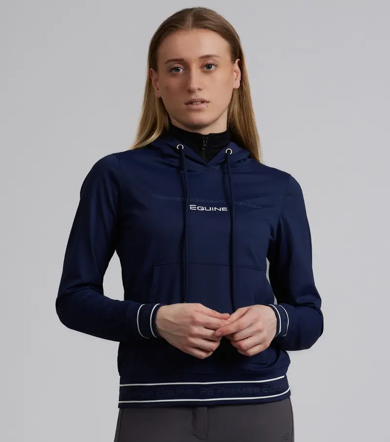 Sale - Cadenza Technical Riding Hoodie Navy 1