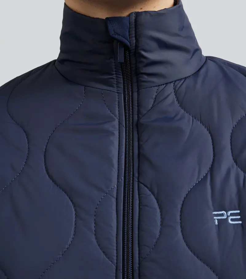 Sale - Campani Womens Quilted Riding Gilet Navy 2