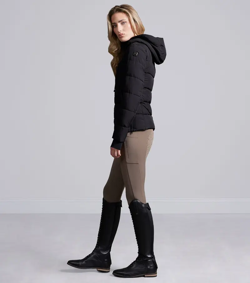 Sale - Casella Ladies Quilted Jacket Black 6