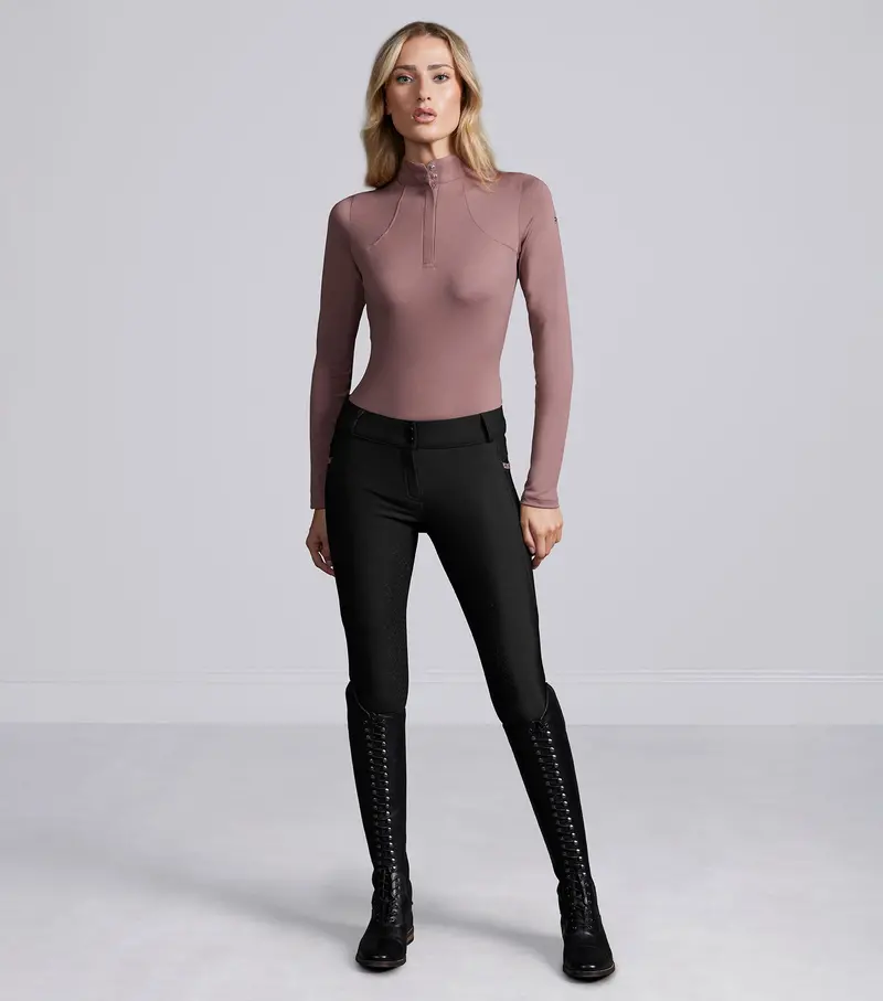Sale - Catori Womens Gel Full Seat Riding Breeches Black 1