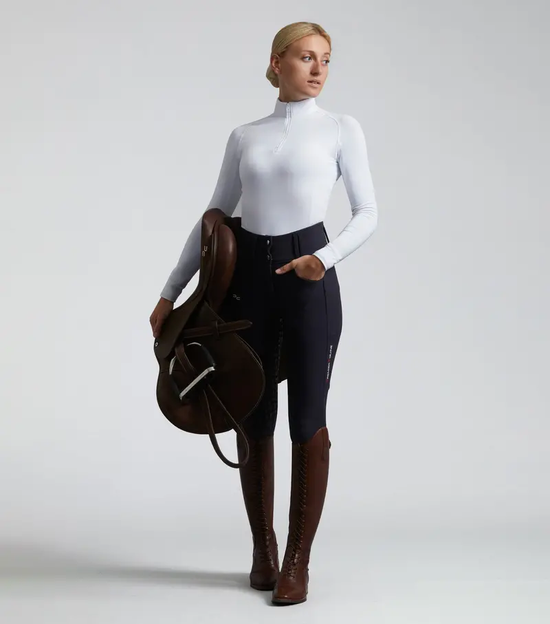 Sale - Coco Ii Ladies Gel Full Seat Riding Breeches Navy 2