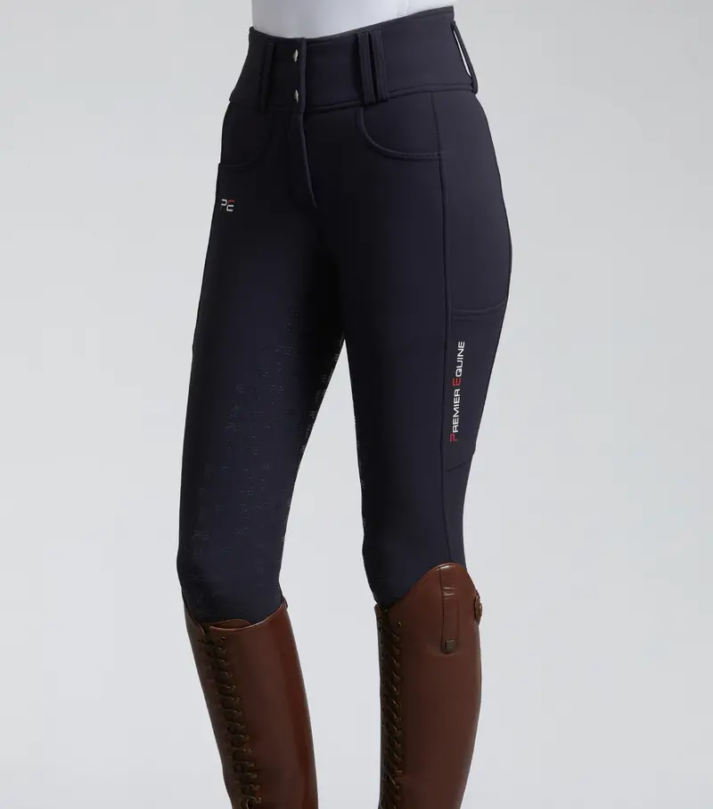 Sale - Coco Ii Ladies Gel Full Seat Riding Breeches Navy 3