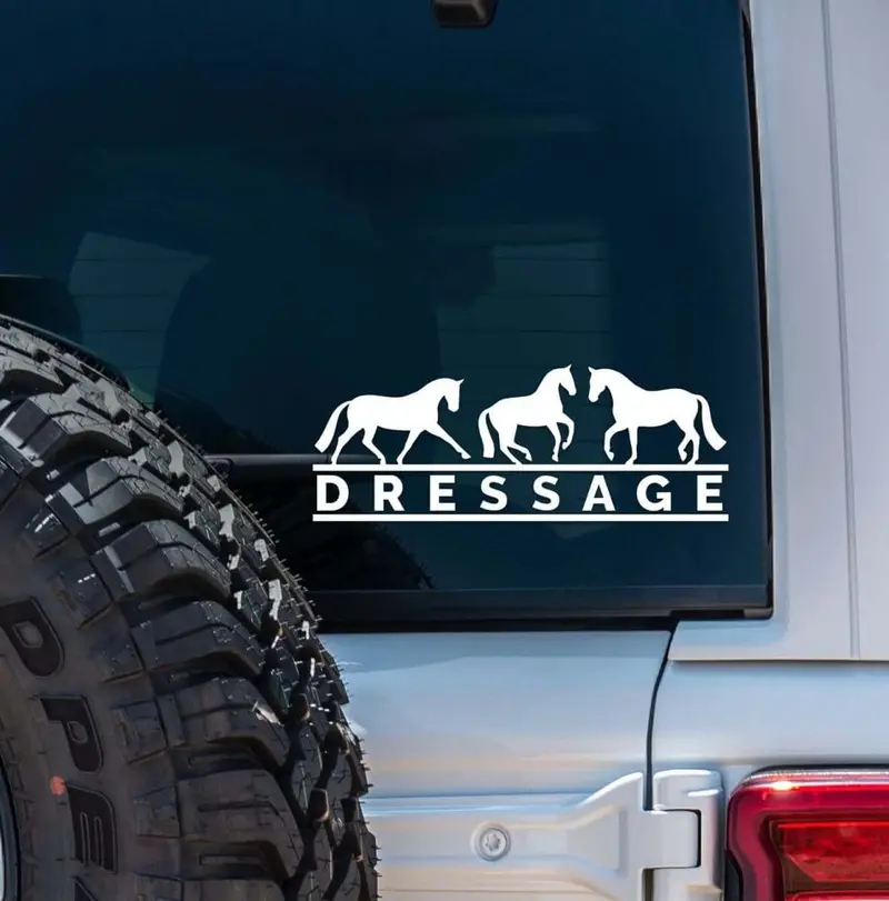 Sale Dapplebay Dressage - Vinyl Decal 2