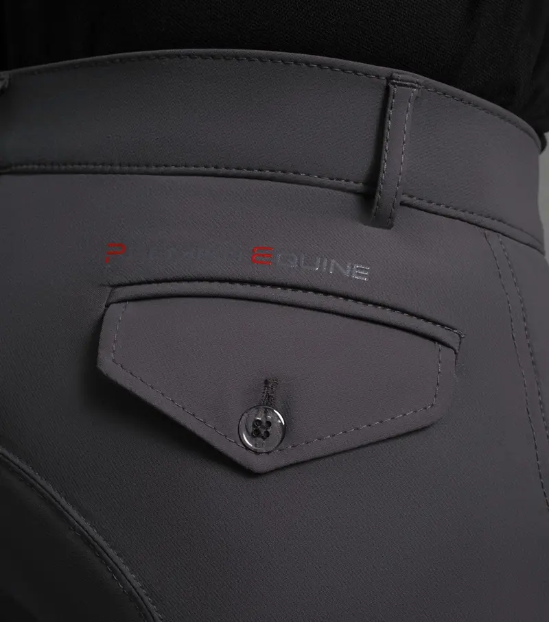 Sale - Emilio Men's Gel Knee Riding Breeches Anthracite 4