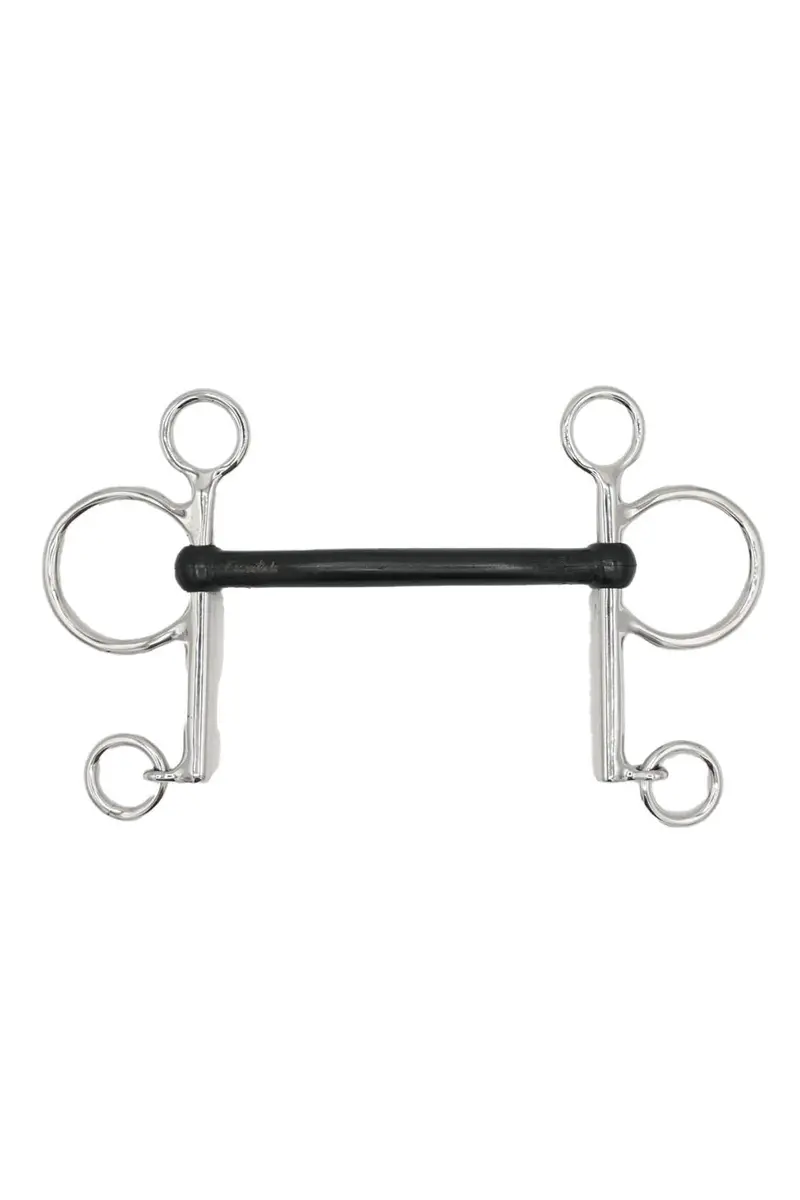 Sale Essentials Rubber Mullen Mouth Pelham Bit 1