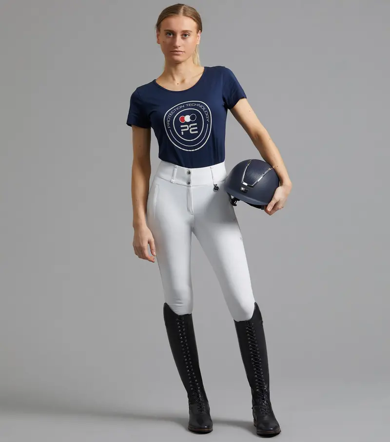 Sale - Fiero Ladies Cotton T-Shirt Navy 2