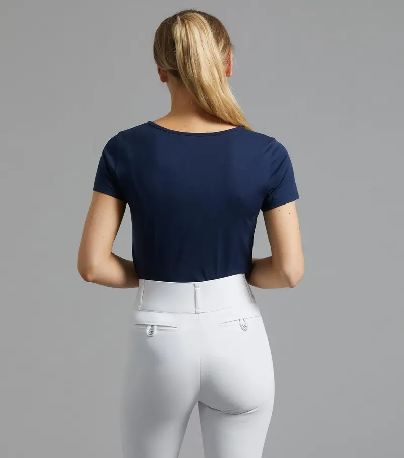 Sale - Fiero Ladies Cotton T-Shirt Navy 3