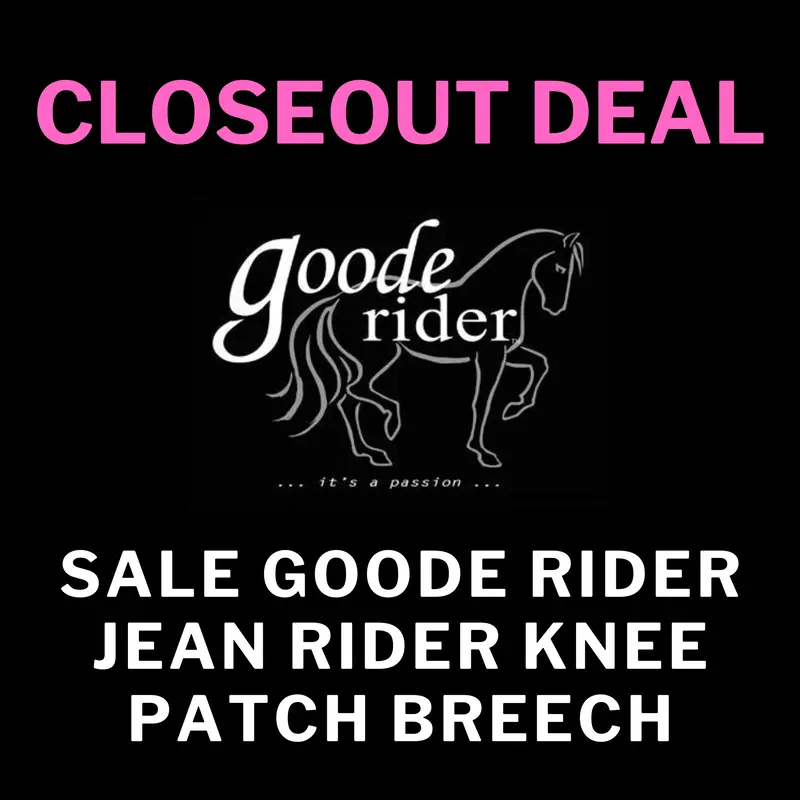Sale Goode Rider Jean Rider Knee Patch Breech 1