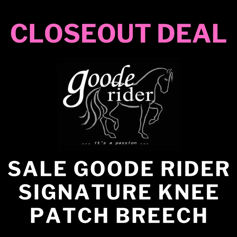 Sale Goode Rider Signature Knee Patch Breech 1