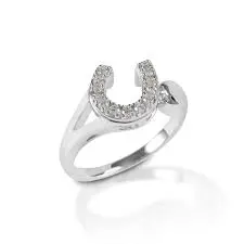 Sale Kelly Herd Offset Horseshoe Ring 1